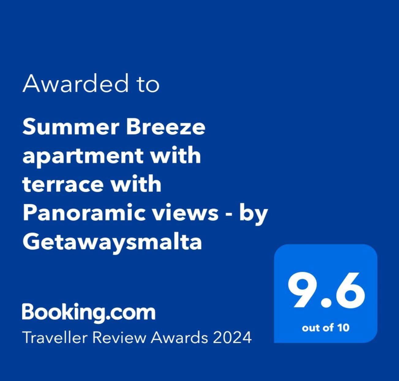 Summer Breeze Apartment With Terrace With Panoramic Views - By Getawaysmalta Меллиеха Экстерьер фото